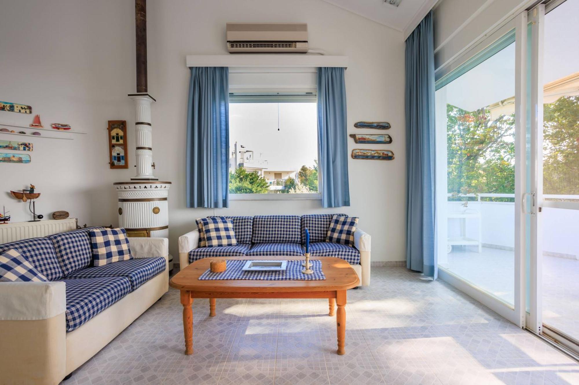 Kalivia Thorikou Lagonisi Beach House חדר תמונה