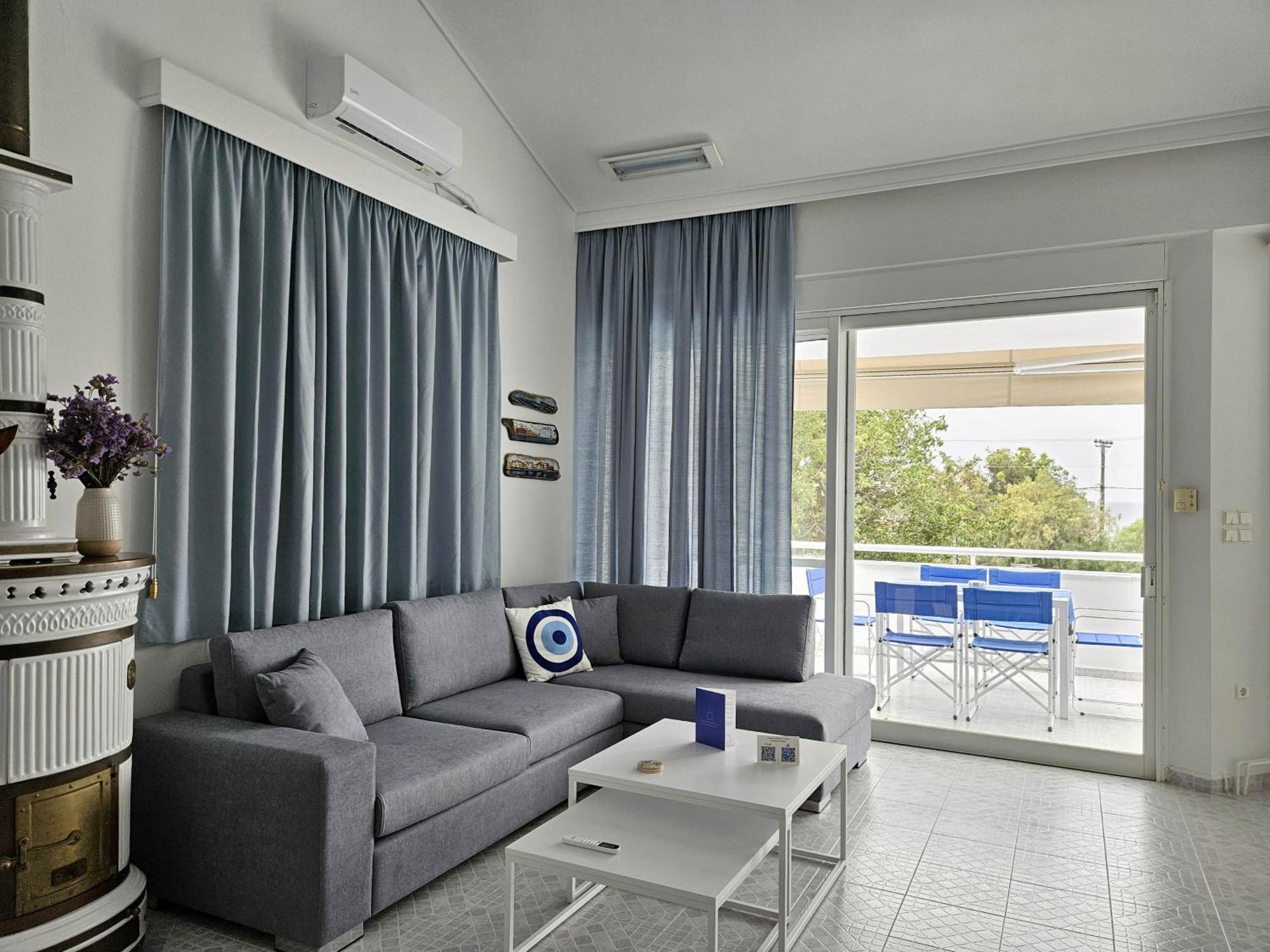 Kalivia Thorikou Lagonisi Beach House מראה חיצוני תמונה